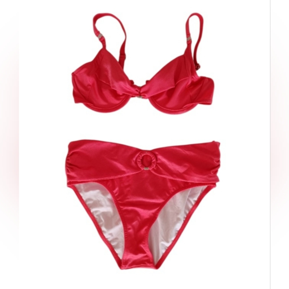 VENUS Sunset Pink Bikini Set, Top Size B, Bottom Size 6